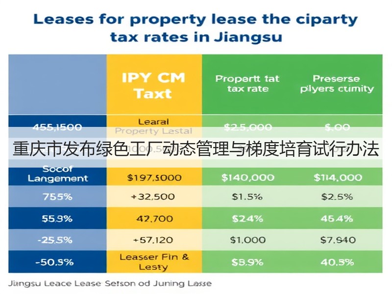重庆市发布绿色工厂动态管理与梯度培育试行办法 重庆市发布绿色工厂动态管理与梯度培育试行办法