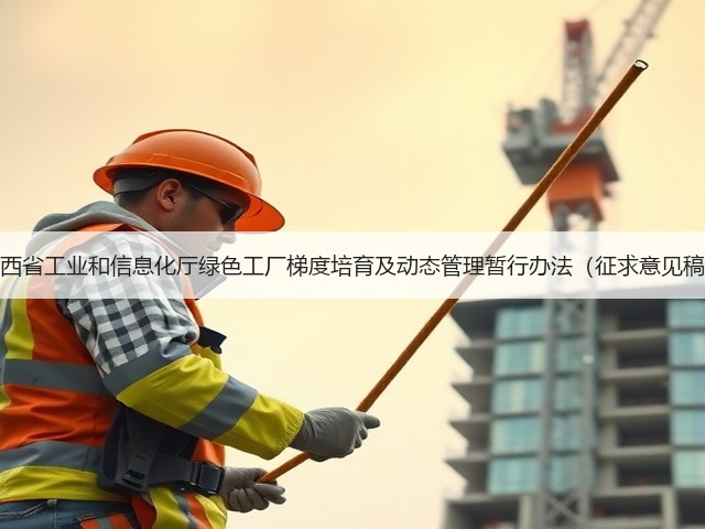 陕西省工业和信息化厅绿色工厂梯度培育及动态管理暂行办法(征求意见稿)(图3) 陕西省工业和信息化厅绿色工厂梯度培育及动态管理暂行办法(征求意见稿)(图3)