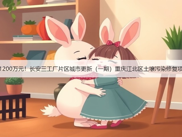 预算金额1200万元！长安三工厂片区城市更新（一期）重庆江北区土壤污染修复项目招标！(图2)