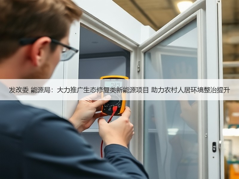 发改委 能源局:大力推广生态修复类新能源项目 助力农村人居环境整治提升 发改委 能源局:大力推广生态修复类新能源项目 助力农村人居环境整治提升
