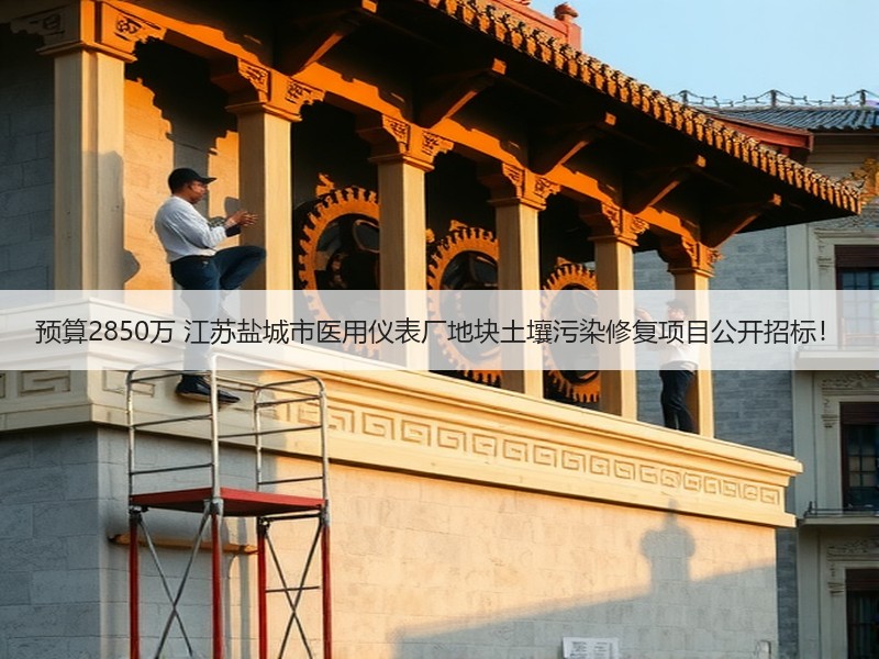 预算2850万 江苏盐城市医用仪表厂地块土壤污染修复项目公开招标！
