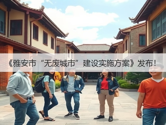 《雅安市“无废城市”建设实施方案》发布!(图1) 《雅安市“无废城市”建设实施方案》发布!(图1)