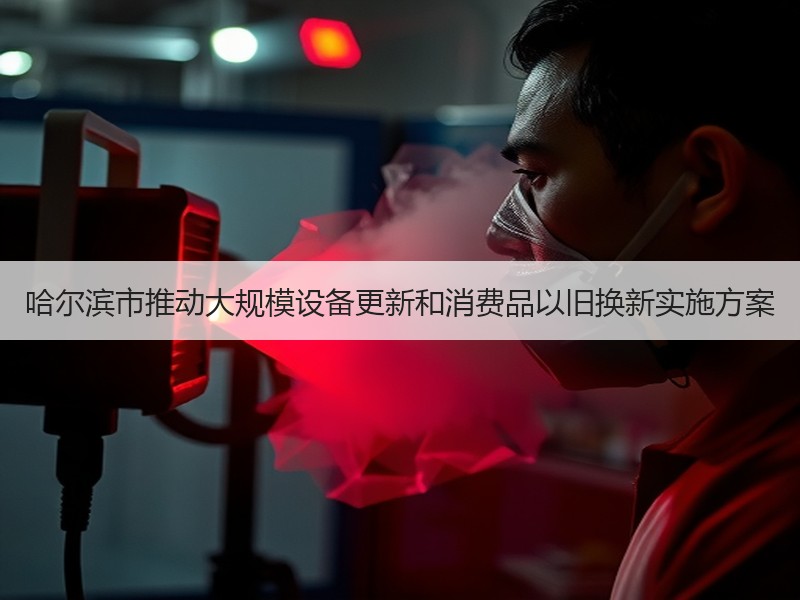 哈尔滨市推动大规模设备更新和消费品以旧换新实施方案