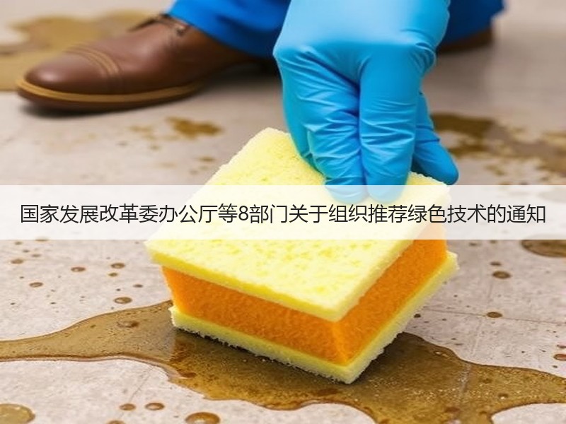 国家发展改革委办公厅等8部门关于组织推荐绿色技术的通知 国家发展改革委办公厅等8部门关于组织推荐绿色技术的通知