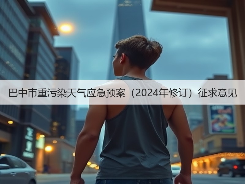巴中市重污染天气应急预案（2024年修订）征求意见