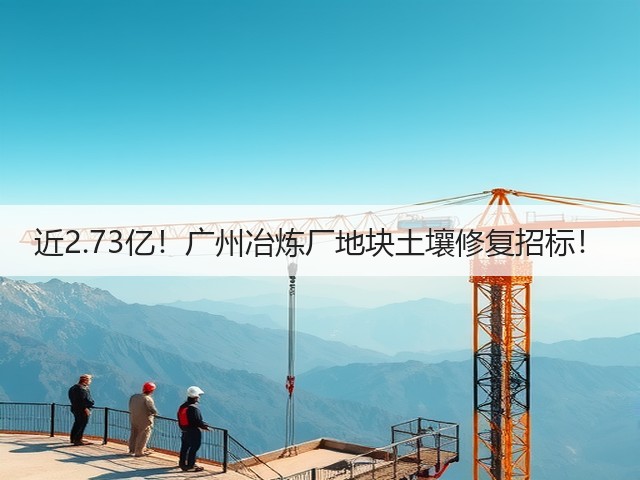 近2.73亿！广州冶炼厂地块土壤修复招标！(图2)