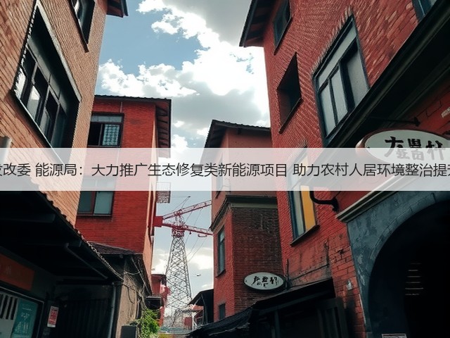 发改委 能源局:大力推广生态修复类新能源项目 助力农村人居环境整治提升(图1) 发改委 能源局:大力推广生态修复类新能源项目 助力农村人居环境整治提升(图1)