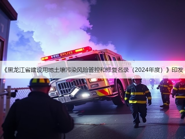 《黑龙江省建设用地土壤污染风险管控和修复名录(2024年度)》印发(图1) 《黑龙江省建设用地土壤污染风险管控和修复名录(2024年度)》印发(图1)