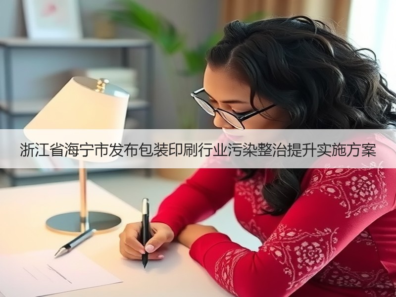 浙江省海宁市发布包装印刷行业污染整治提升实施方案 浙江省海宁市发布包装印刷行业污染整治提升实施方案