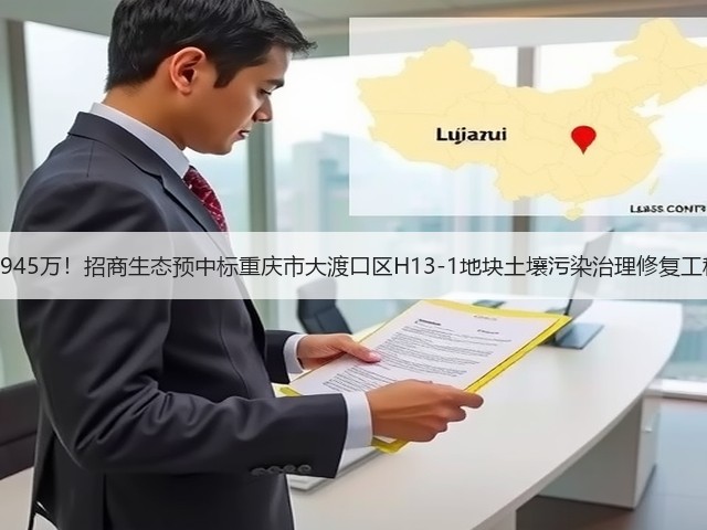 报价超3945万!招商生态预中标重庆市大渡口区H13-1地块土壤污染治理修复工程EPC!(图2) 报价超3945万!招商生态预中标重庆市大渡口区H13-1地块土壤污染治理修复工程EPC!(图2)