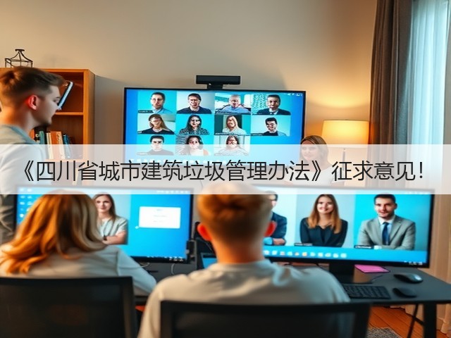 《四川省城市建筑垃圾管理办法》征求意见！(图1)