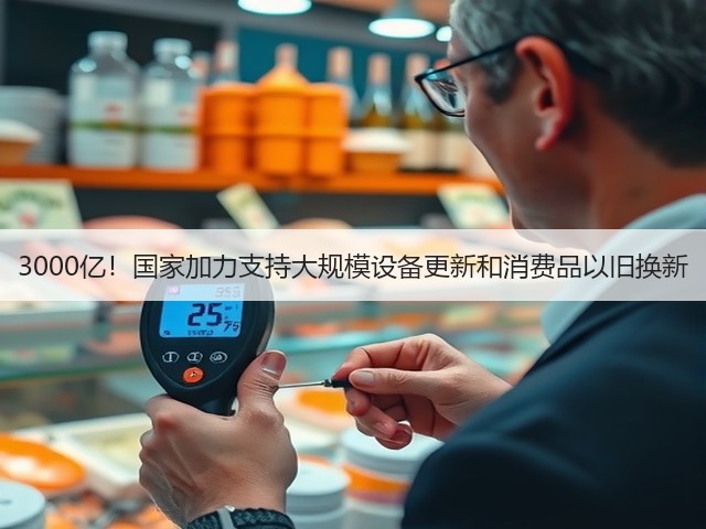 3000亿！国家加力支持大规模设备更新和消费品以旧换新(图3)