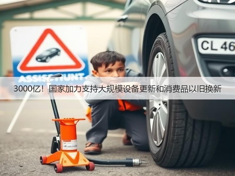 3000亿!国家加力支持大规模设备更新和消费品以旧换新 3000亿!国家加力支持大规模设备更新和消费品以旧换新
