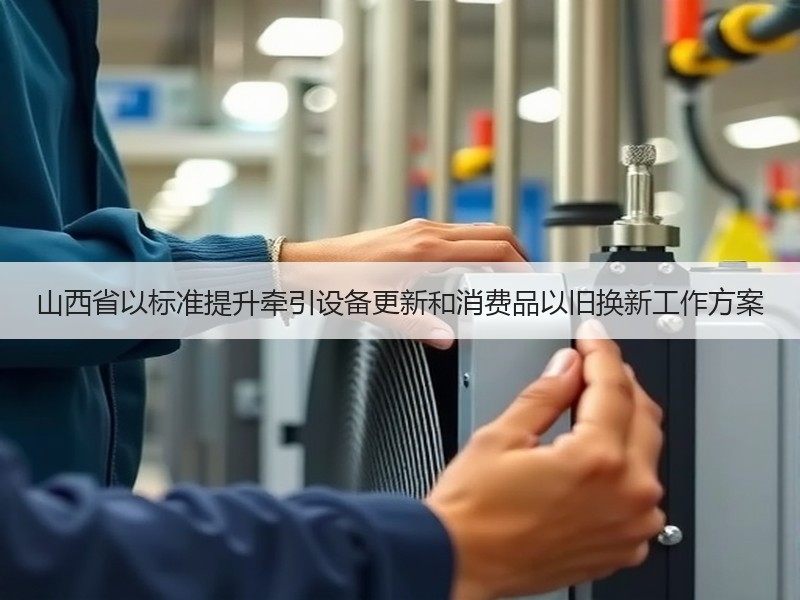山西省以标准提升牵引设备更新和消费品以旧换新工作方案