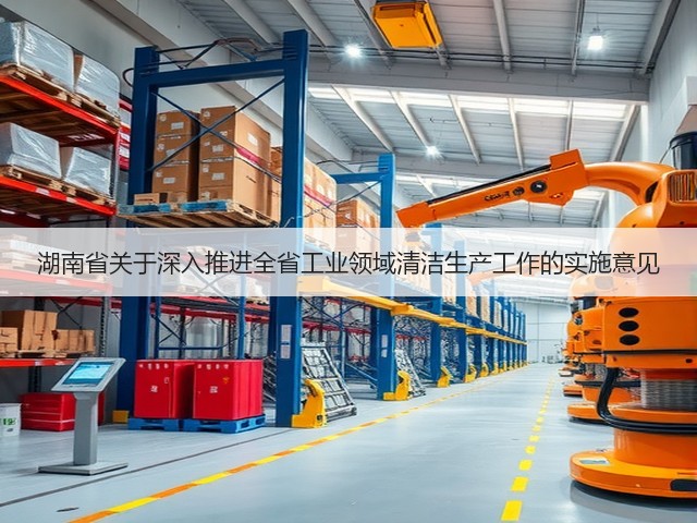 湖南省关于深入推进全省工业领域清洁生产工作的实施意见(图2) 湖南省关于深入推进全省工业领域清洁生产工作的实施意见(图2)