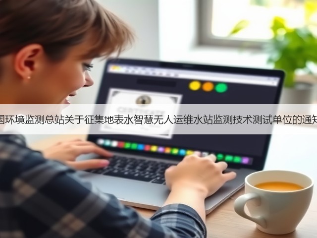 中国环境监测总站关于征集地表水智慧无人运维水站监测技术测试单位的通知！(图1)