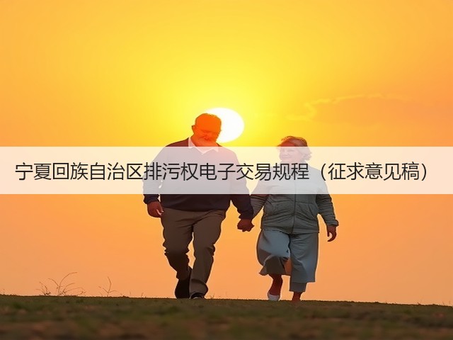 宁夏回族自治区排污权电子交易规程（征求意见稿）(图2)