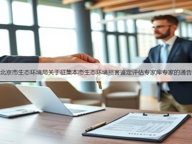 北京市生态环境局关于征集本市生态环境损害鉴定评估专家库专家的通告(图1) 北京市生态环境局关于征集本市生态环境损害鉴定评估专家库专家的通告(图1)